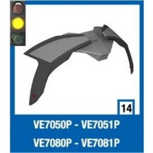 Shark Spartan Gt/carbon Pro Arka Spoiler VE7050/51