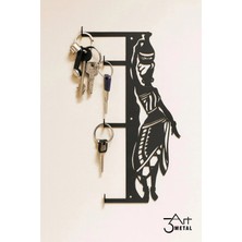 Maison Luré Askılık Afrikalı Kadın Figürlü Metal Anahtarlık ve Takılık