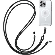 Satechi Onthego Crossbody Lanyard Kablo Siyah St-Lotglk