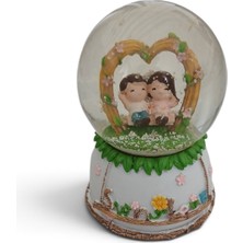 HDY Swing Love Işıklı Sesli Kar Küresi