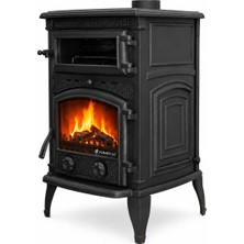 Firestove  FRS-013   Sirius Mega Kuzineli Pik Döküm Şömine Soba