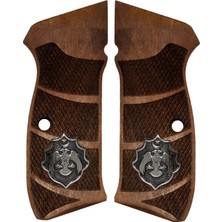 Makgrips Cz 75 A Beyaz Metal Armalı Tabanca Kabzesi