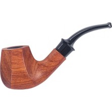 Maison Luré Pipo 9 mm Kahverengi Sandalwood Eğimli Ahşap , Şık ve Zarif Tasarım