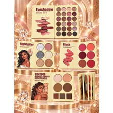 Milano Beautys 4'lü Set Contour-Blush-Highlighter-Eyeshadow Full Set Kitap