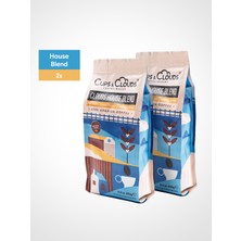 Cups & Clouds Clouds House Blend 250 G Orta Koyu Kavrulmuş Çekirdek Kahve Set 2li