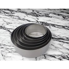 Karadağ Metal Çember Pasta Kalıbı 6'lı Set H:10 cm