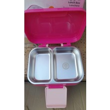 Maison Luré Saklama Kabı 304 Paslanmaz Çelik 1030ML 2 Katlı 2 Bölmeli Beslenme Çantası Temalı Lunch