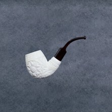 Maison Luré Pipo Şeffaf Akrilik Saplı 9mm Filtreli Lületaşı , Zarif ve Şık Tasarım