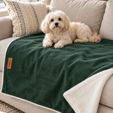 Jungolica Pet Products Çift Taraflı, Katlanabilir, Taşıma Kılıflı, Yıkanabilir Kedi ve Köpek Battaniyesi, Matı