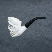 Maison Luré Pipo 9mm Filtreli Akrilik Saplı Lületaşı - Elegant ve Zarif Tasarım