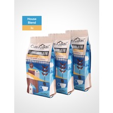 Cups & Clouds Clouds House Blend 250 G Orta Koyu Kavrulmuş Çekirdek Kahve Set 3lü