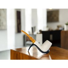 Maison Luré Pipo El Yapımı Doğal Lületaşı , Şık ve Rahat Içim Deneyimi Sağlar