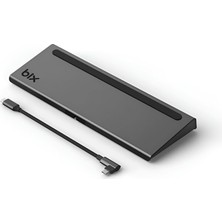 BX12HB 11'i 1 USB C Hub, 4K Hdmı, Dp, Vga, Görüntü Aktarımı, 100W Pd, 3x USB 3.0 Girişi, 1 Gigabit Ethernet, Micro Sd/sd Girişi, 3,5 mm Jack. MacBook Pro Için Multiport Bağlantı Noktası.