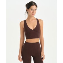 Ayma Active Kahverengi Halter Büstiyer