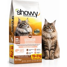 Showy Somonlu Kısırlaştırılmış Yetişkin Kedi Kuru Maması 15+2 kg