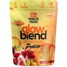 Pol's Freeze Fresh Glow Blend Kabak Çekirdeği Proteini ve Inülinli 100 G, Dondurularak Kurutulmuş Meyve Tozu, Kolajen, Inülin, Yüksek Lif, Yüksek Demir, Yüksek Bakır,potasyum, Fosfor, Kalsiyum, Mangan
