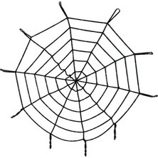 Lovesta Home Halloween Cadılar Bayramı Örümcek Ağ Dekor Siyah 1.5 Metre