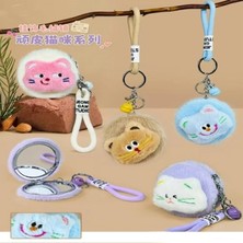 Pileli Store Peluş Cep Aynası