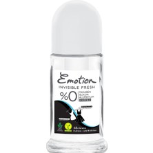 Emotion Kadın Roll On İnvısıble Fresh Deodorant 50 ml Pudrasız ve Vegan Özelliklerle