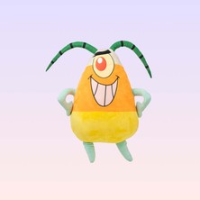 Nickelodeon Sünger Bob Kare Pantolon Legendary Halloween Plankton – 60 cm Peluş