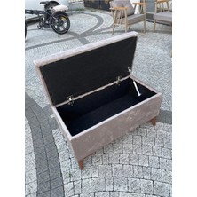 Maison Luré Puf & Bench Sansandıklı ve Pistonlu Puf 80CM x 40CM