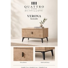 Quattro Home Verona Tek Çekmeceli Komodin