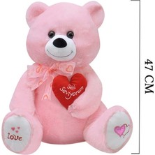 Oyunca 1030 Yumoş Ayı 47 cm Pembe Peluş