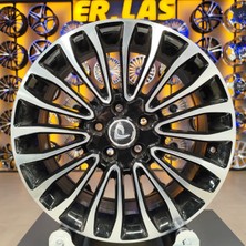 Bk Jant 4 Adet BKY-1158 7*17 5*108 ET50 63,4 Black Machıned Jant (Takım)