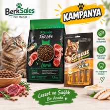 Fitmin For Life Kuzu Etli Kedi Maması 1,8 kg + Crocus Tavuklu 4X15 G