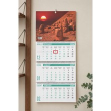 Lizy 2027 Manzara Temalı Gemici Takvimi Spiralli 33X24 cm Tasarım-1