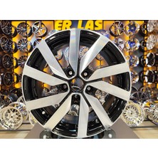 Tork Jant 4 Adet TORK-7650 6,5*16 5*112 ET45 57,1 Black Mack Jant (Takım)