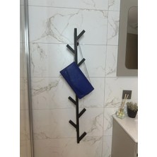 Maison Luré Askılık Metal Antre Çanta Banyo Bornoz ve Havlu Askılığı 9 Askılı 100CM