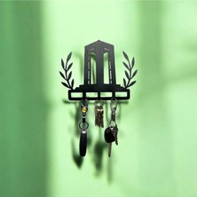 Maison Luré Askılık Çanakkale Şehitler Anıtı Motifli Metal Anahtar Askılığı 20X20 cm