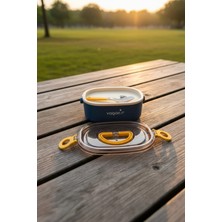 Maison Luré Yemek Kabı Paslanmaz Çelik Sefer Tası 600ML Mavi
