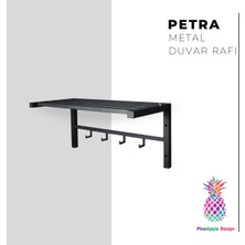 Maison Luré Askılık Demir Dekoratif Portmanto Metal Duvar Askılığı Metal Raf