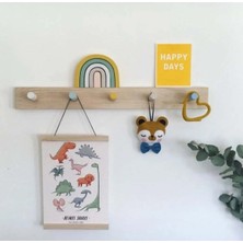 Maison Luré Askılık Ahşap Dekoratif Montessori Çocuk Odası
