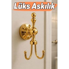 Maison Luré Askılık Lüks Ikili Gold Altın Metal Duvar Askısı