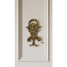 Maison Luré Askılık Hediyekuyusu Pirinç Döküm Ikili Portmanto Askılık Damatlık Askılığı Evdekor