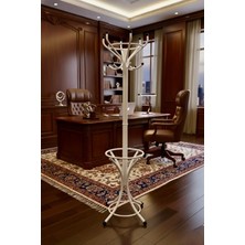 Maison Luré Askılık Beyaz Metal Portmanto Hol Antre Büro Ofis Rack Hanger 100KG