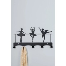 Maison Luré Askılık Balerinler Dekoratif Metal Duvar Askısı