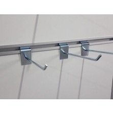 Maison Luré Askılık 100 Adet Çelik Raf Çubuk Askı Aparatı 20 cm
