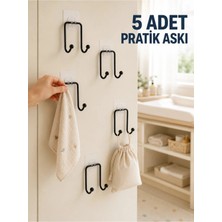 Maison Luré Askılık 5'li Duvar Tipi Yapışkanlı Askı Seti