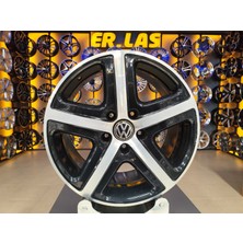 VOLKSWAGEN 4 Adet VOLKSWAGEN ORIJINAL 9*19 5*130 ET60 66.45 BLACK MACK JANT YENİLENMİŞ (Takım)