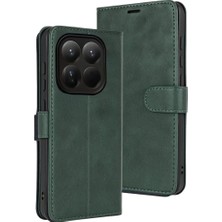 Xiaomi Mi 15T Uyumlu Trend S Plus Kapaklı Kılıf - Yeşil