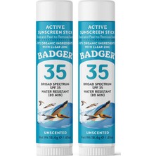 Badger Kokusuz (Mavi) Güneş Kremi Stick 2'li Set