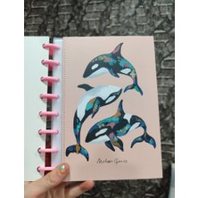 Senacacollection Kalın Spiralli Çizgili Defter 100 Sayfa 1 Adet