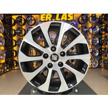 SEAT 4 Adet SEAT ORIJINAL 6.5*16 5*112 ET46 57.1 BLACK MACK JANT YENİLENMİŞ (Takım)