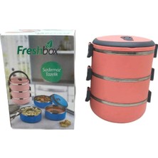 Maison Luré Saklama Kabı Koyu Pembe 3lü Sefer Tası 1.8lt