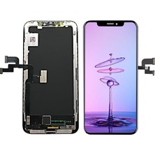 Ekranbaroni Apple iPhone X LCD Ekran LCD Dokunmatik Cam Oled Ekran Siyah