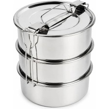 Maison Luré Buzdolabı Poşeti 3lü Metal Sefer Tası Taşıma Kulp=bağlama Kancalı